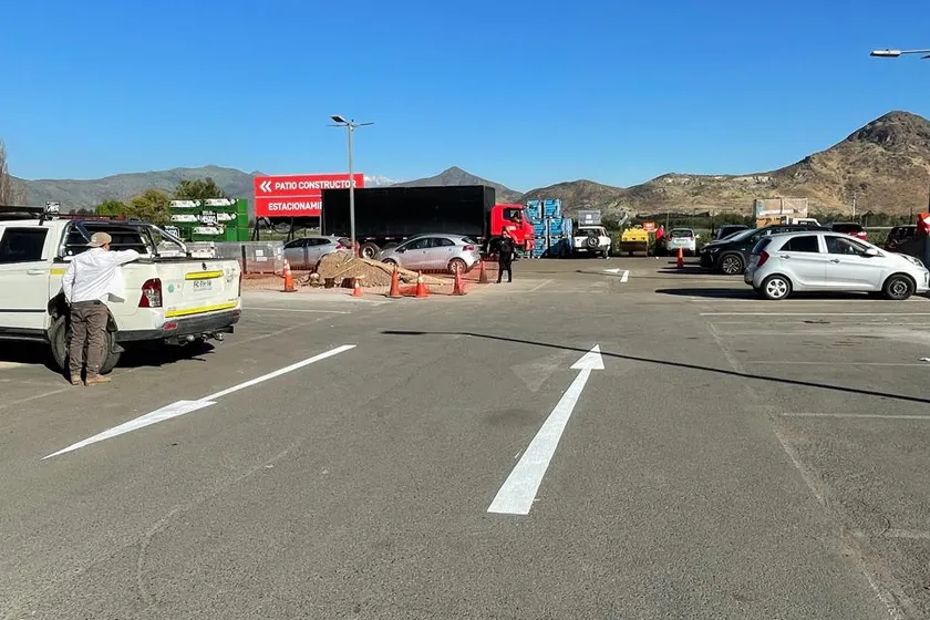 Trabajo asociado a Pintura de marcación vial